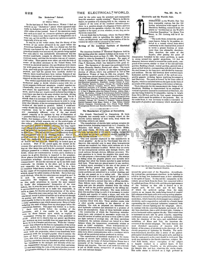 Preview of The "Drehstrom" Patent article