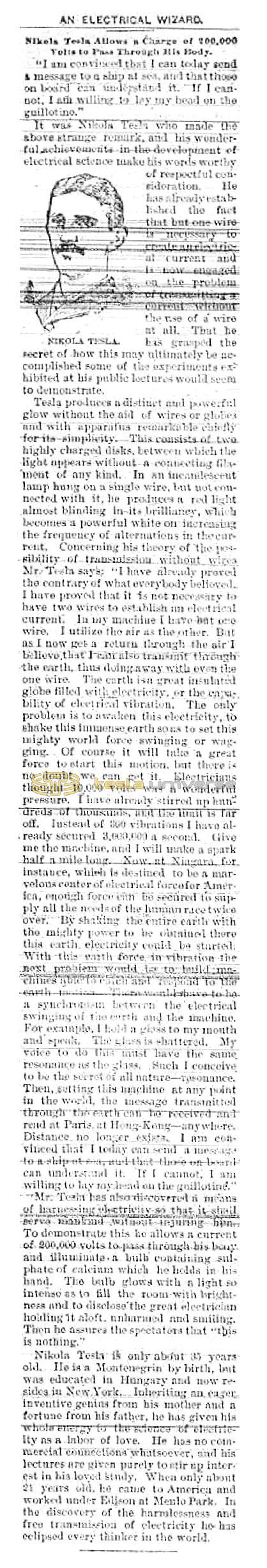 Preview of An Electrical Wizard (reprint 2) article