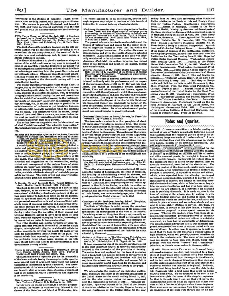 Preview of Carborundum - What is It? article