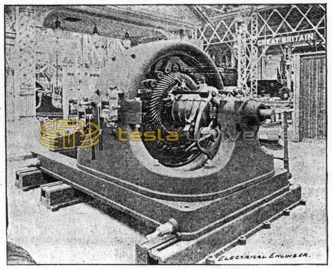 500 HP two-phase Tesla motor