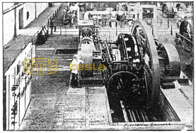 Westinghouse railway generator with Allis engine
