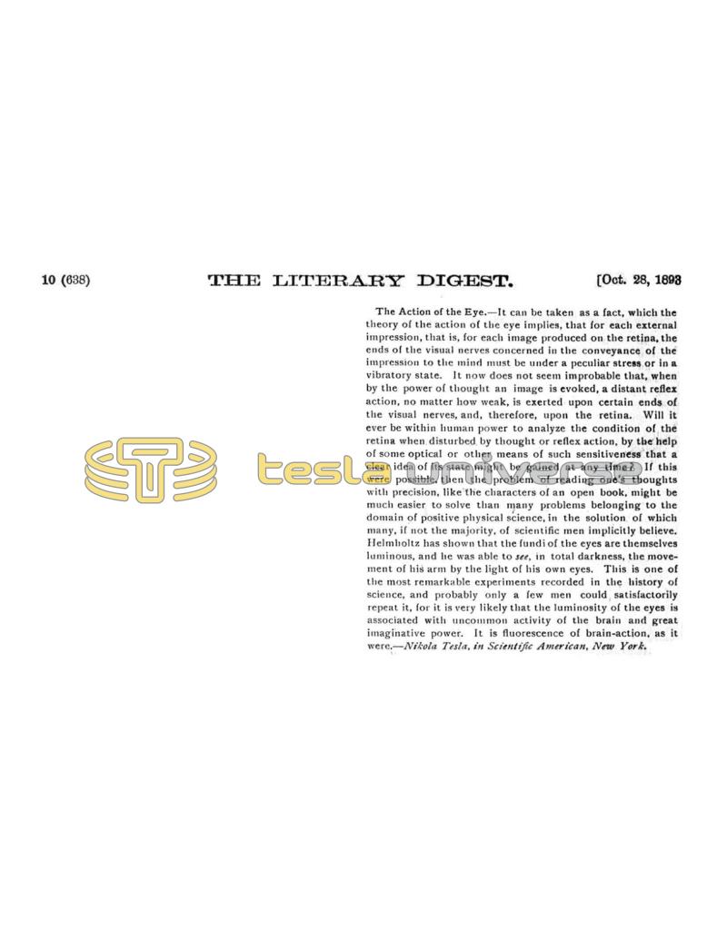 Preview of The Action of the Eye article