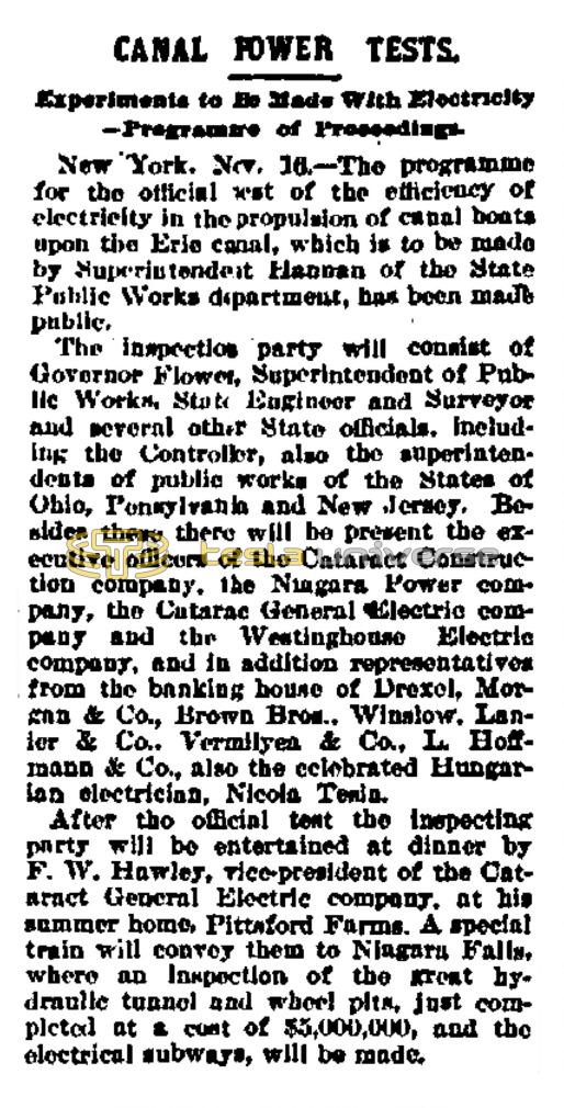 Preview of Canal Power Tests (reprint 2) article