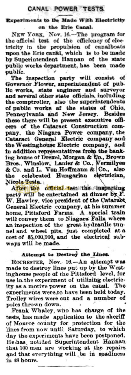 Preview of Canal Power Tests (reprint 2) article