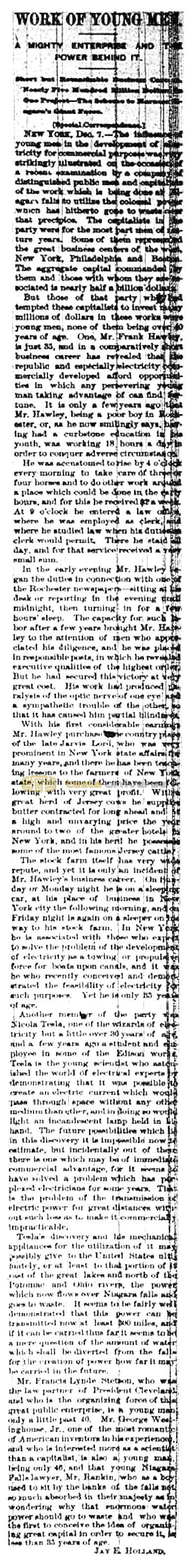 Preview of Work of Young Men article