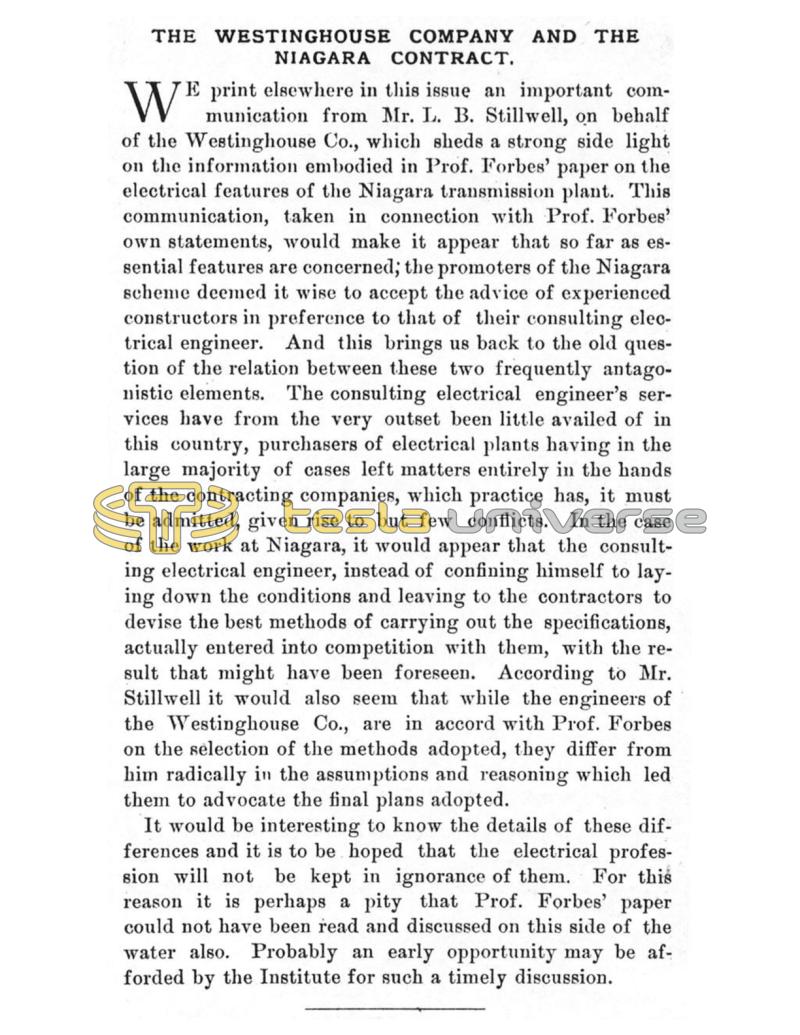 Preview of The Westinghouse Company and the Niagara Contract article