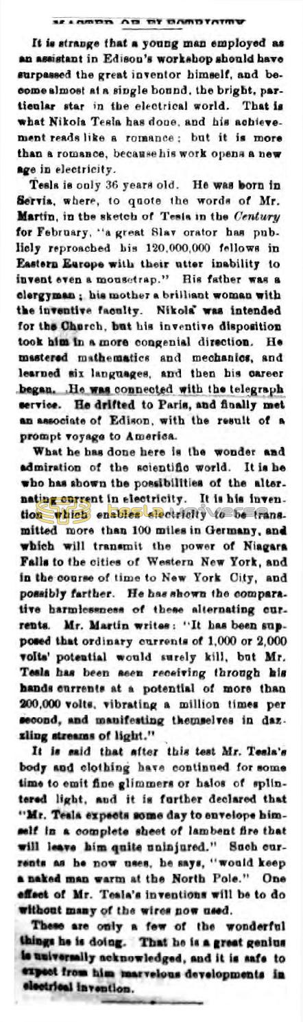 Preview of Master of Electricity article