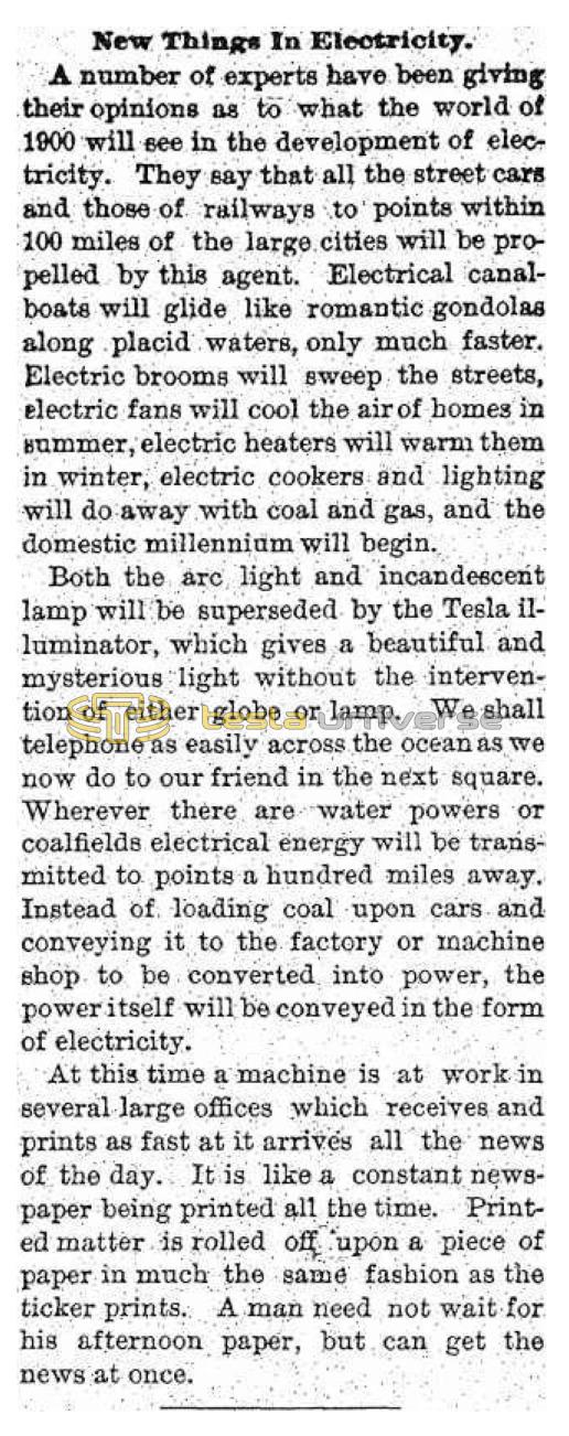 Preview of New Things in Electricity article