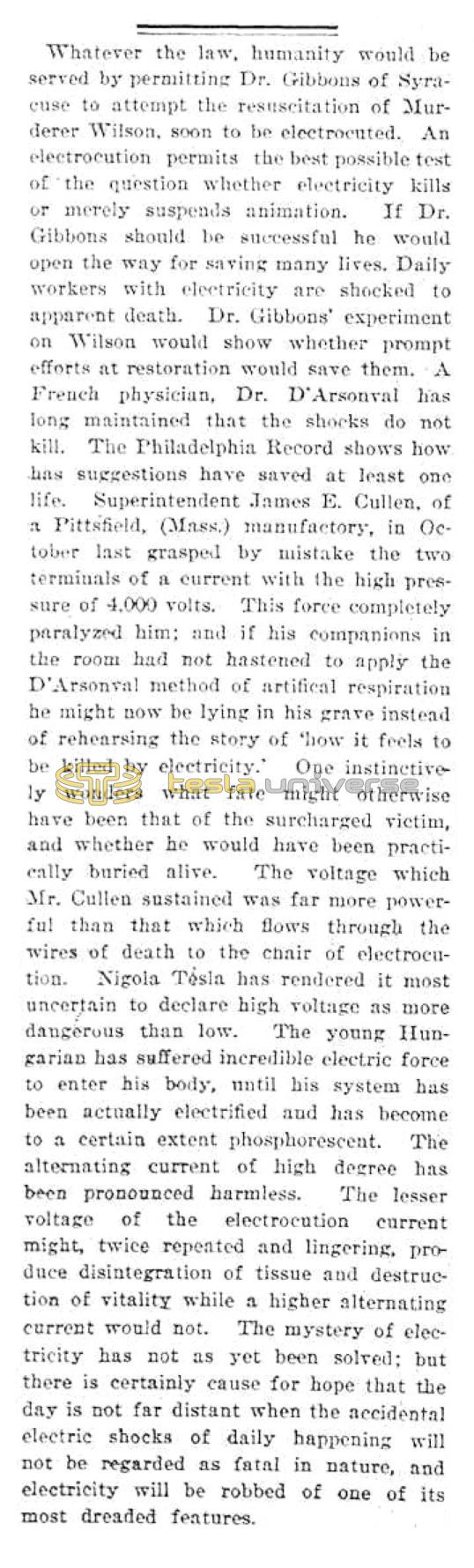 Preview of Uncertain to Declare High Voltage as More Dangerous than Low article