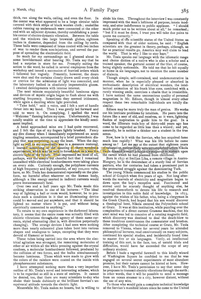 Nikola Tesla and the Electric Light of the Future - Page 2