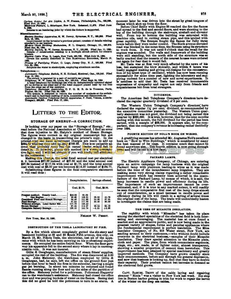 Preview of Destruction of the Tesla Laboratory by Fire article