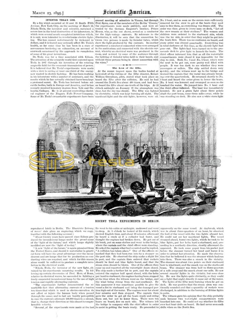 Preview of Inventor Tesla's Loss article