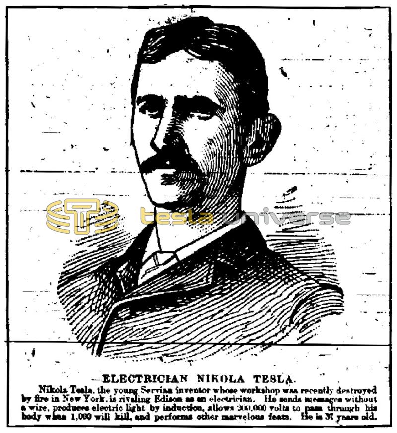 Preview of Electrician Nikola Tesla article