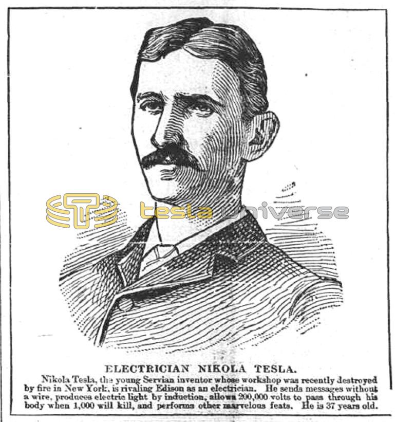 Preview of Electrician Nikola Tesla (reprint) article