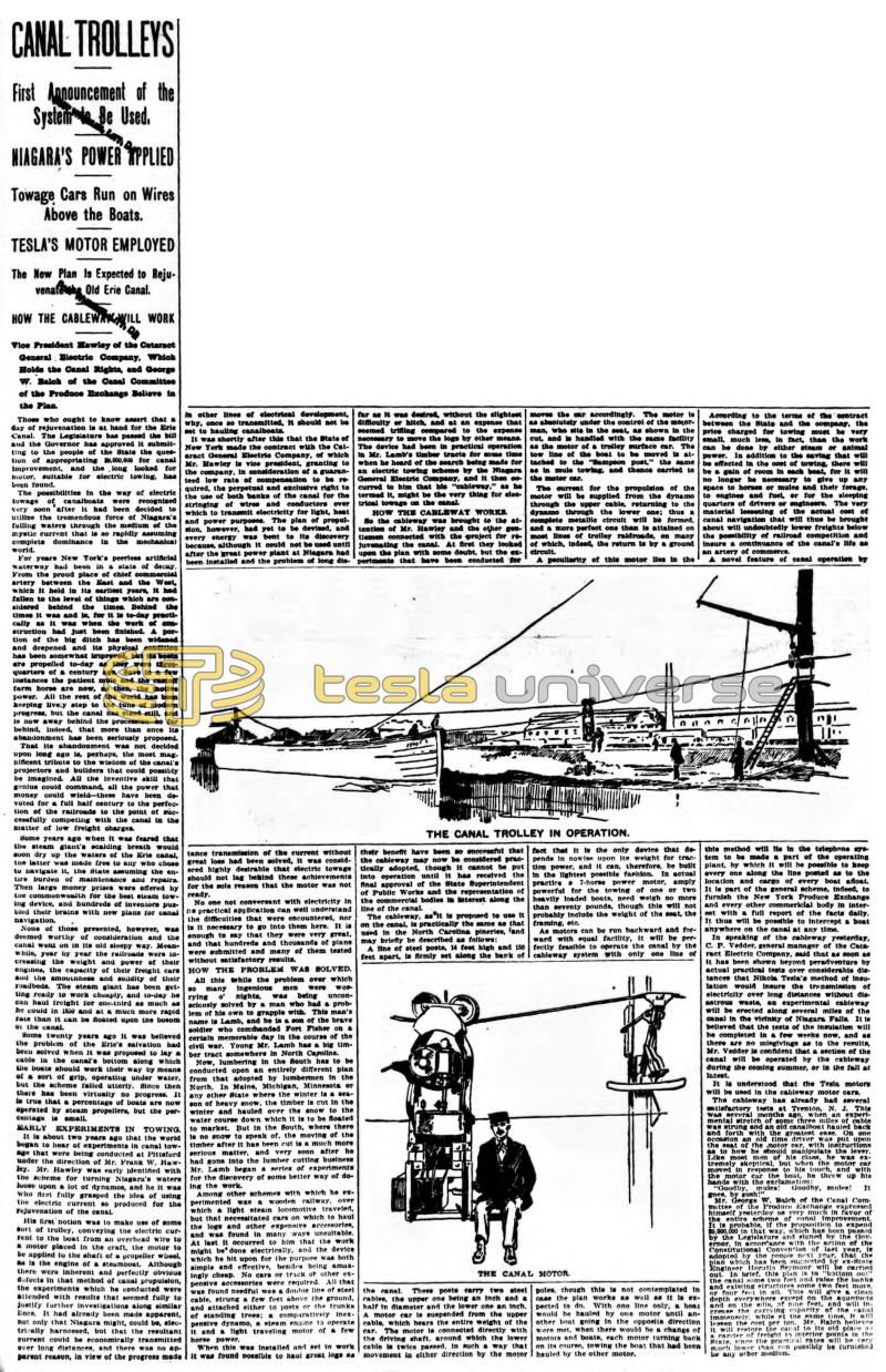 Preview of Canal Trolleys article