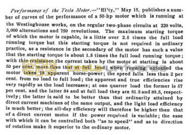 Preview of Announcement of the "Performance of the Tesla Motor" article article