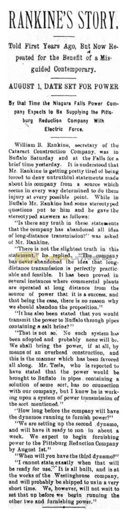 Preview of Rankine's Story article