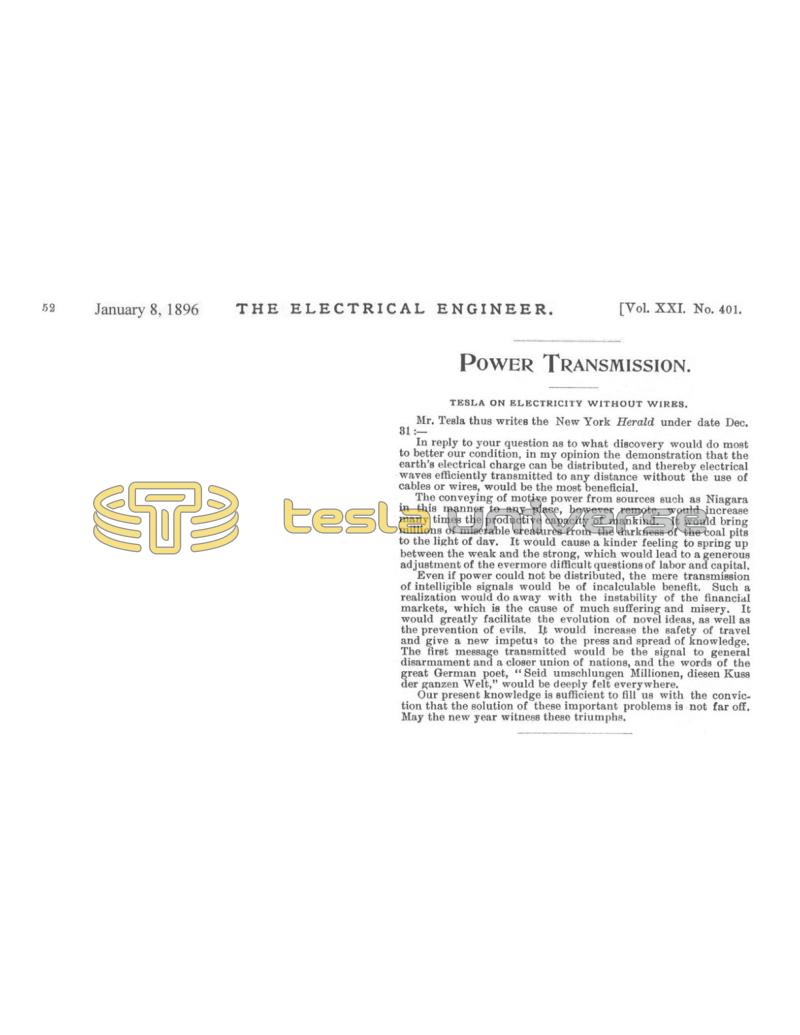 Preview of Power Transmission (reprint) article