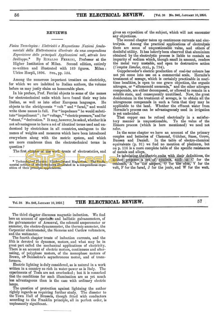 Preview of Review of Ferrini Book "Technological Physics: Electricity and Magnetism" article