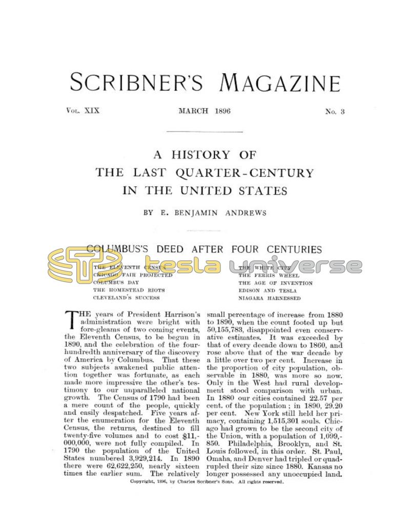 Preview of A History of the Last Quarter-Century in the United States article