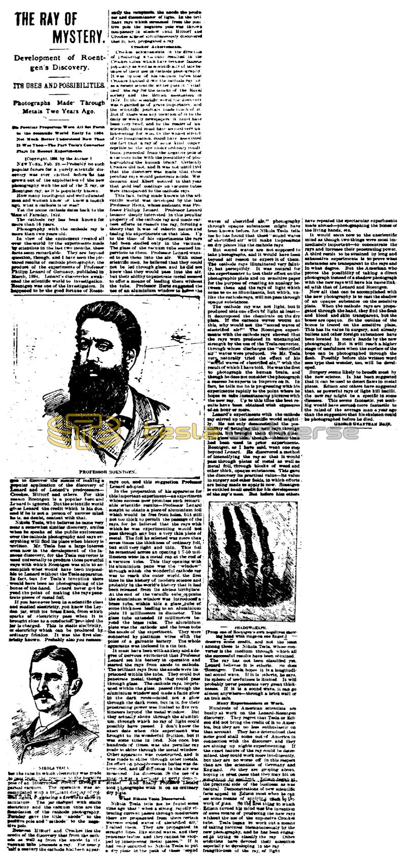 Preview of The Ray of Mystery article