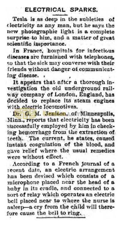 Preview of Electrical Sparks article