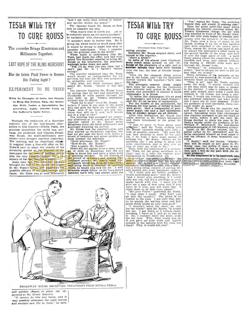 Preview of Tesla Will Try To Cure Rouss article