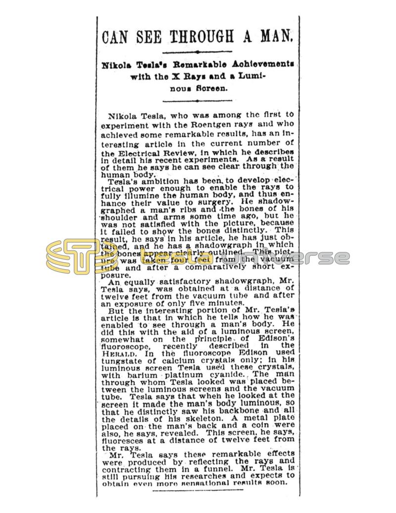 Preview of Can See Through A Man article