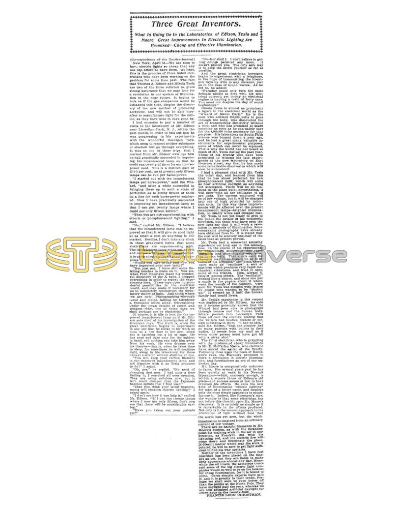 Preview of Three Great Inventors article