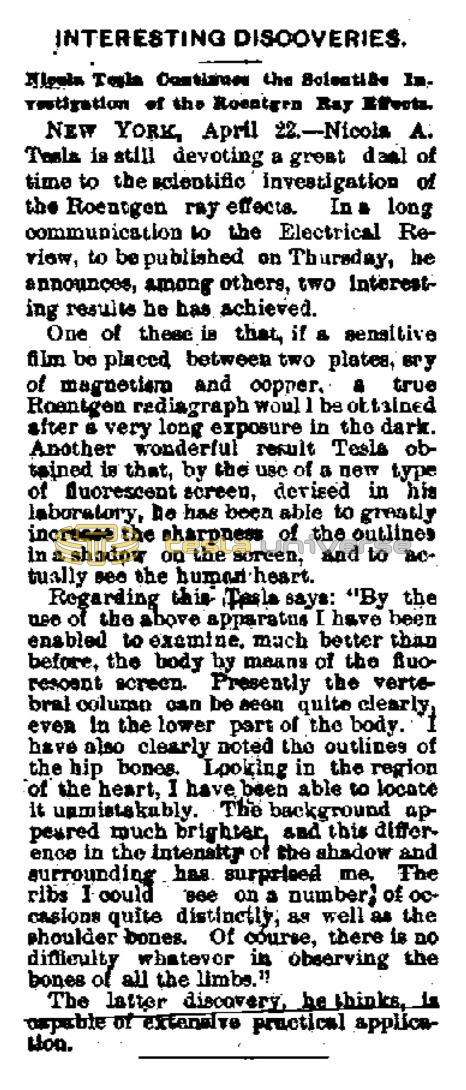 Preview of Interesting Discoveries article
