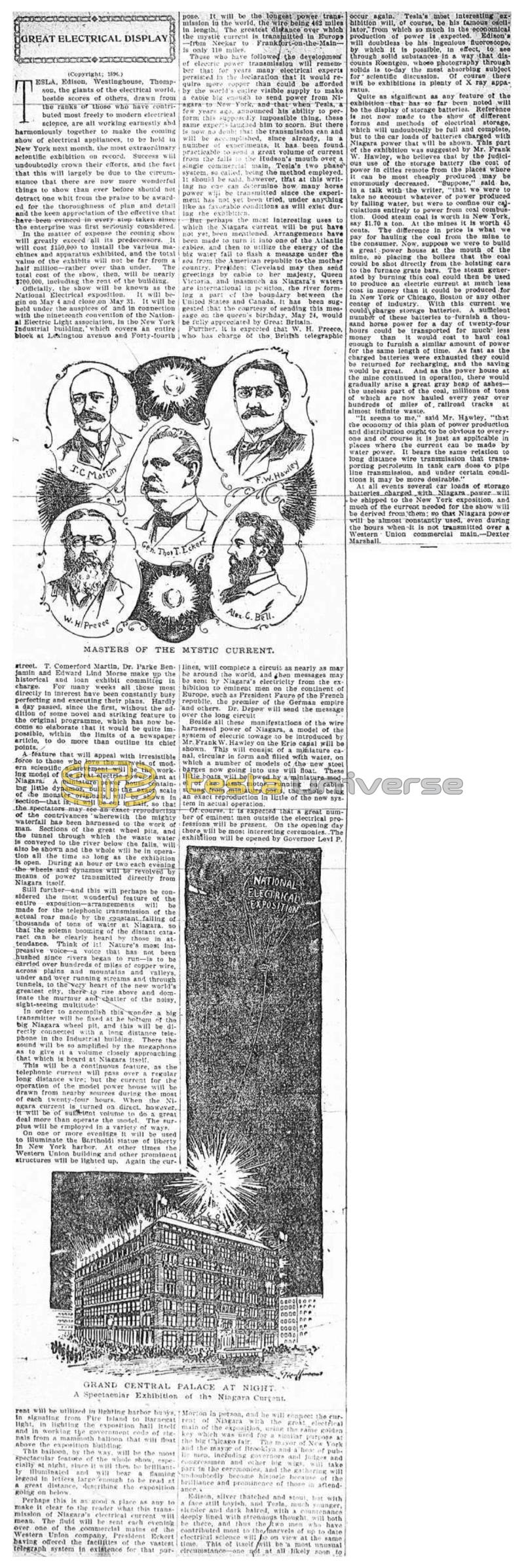 Preview of Great Electrical Display article