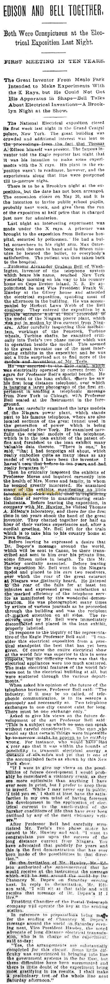 Preview of Edison and Bell Together article