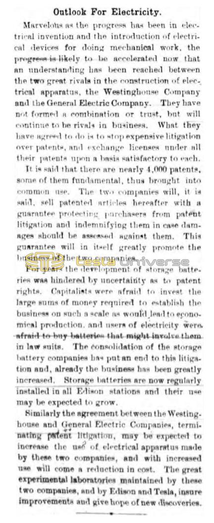 Preview of Outlook for Electricity article