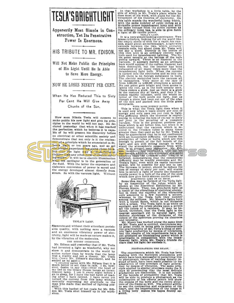 Preview of Tesla's Bright Light article