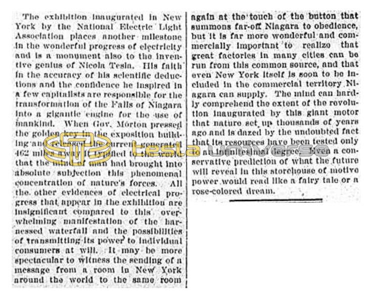 Preview of Exhibition a Monument to the Inventive Genius of Nikola Tesla article