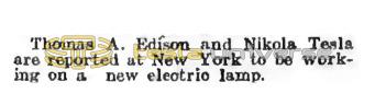 Preview of Edison and Tesla Working on a New Lamp article