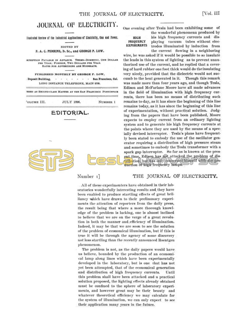 Preview of High Frequency Experiments article