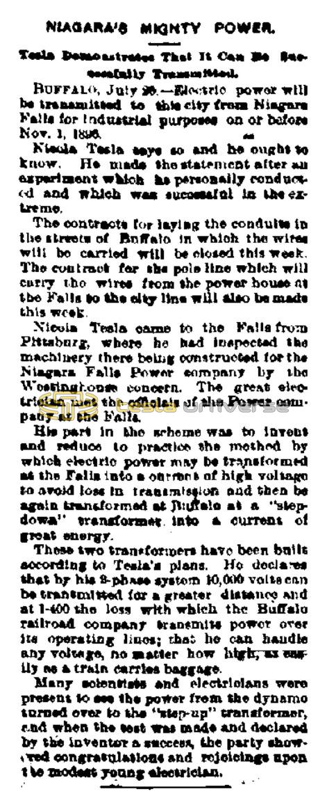 Preview of Niagara's Mighty Power (reprint 1) article