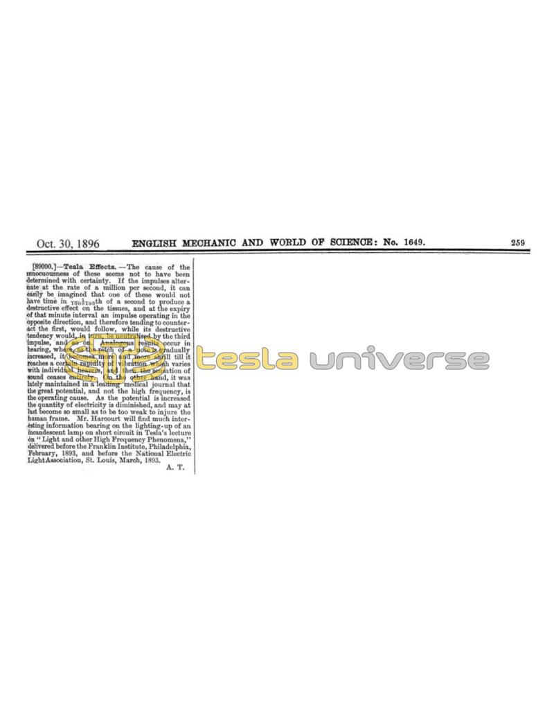 Preview of Tesla Effects article