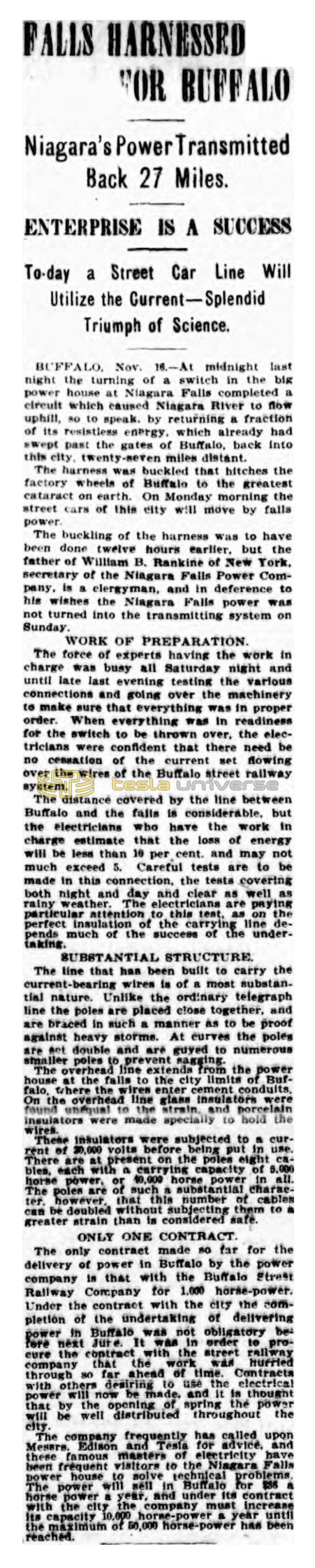 Preview of Falls Harnessed for Buffalo article