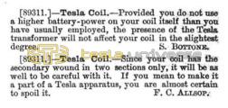 Preview of Tesla Coil - Answers to Questions article