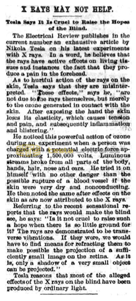 Preview of X Rays May Not Help article