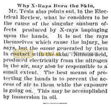 Preview of Why X-rays Burn the Skin article