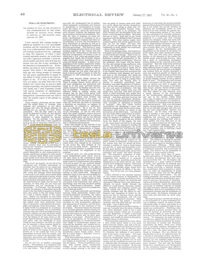 Preview of Tesla On Electricity article