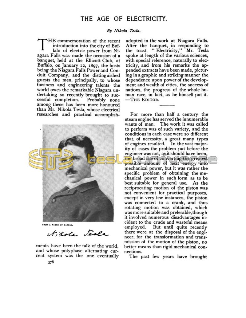 Preview of The Age of Electricity article