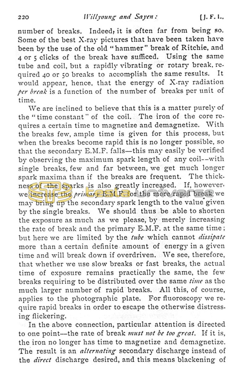 X-Rays, Apparatus and Methods - Page 10