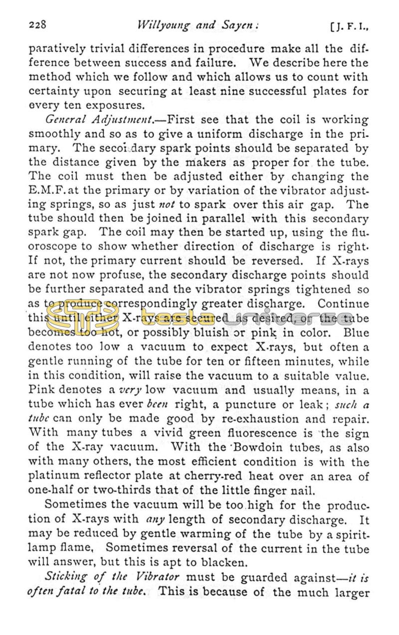 X-Rays, Apparatus and Methods - Page 18