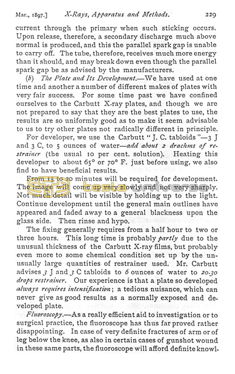 X-Rays, Apparatus and Methods - Page 19