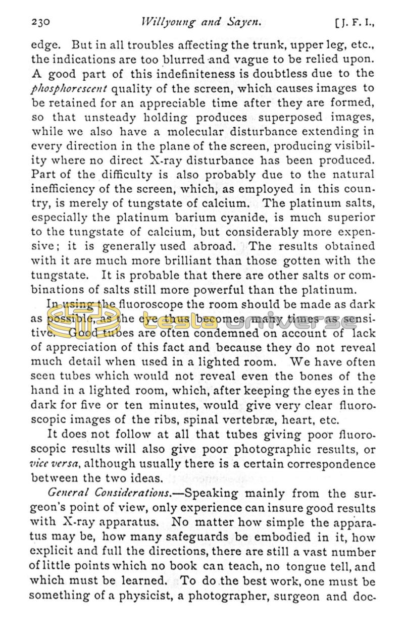 X-Rays, Apparatus and Methods - Page 20