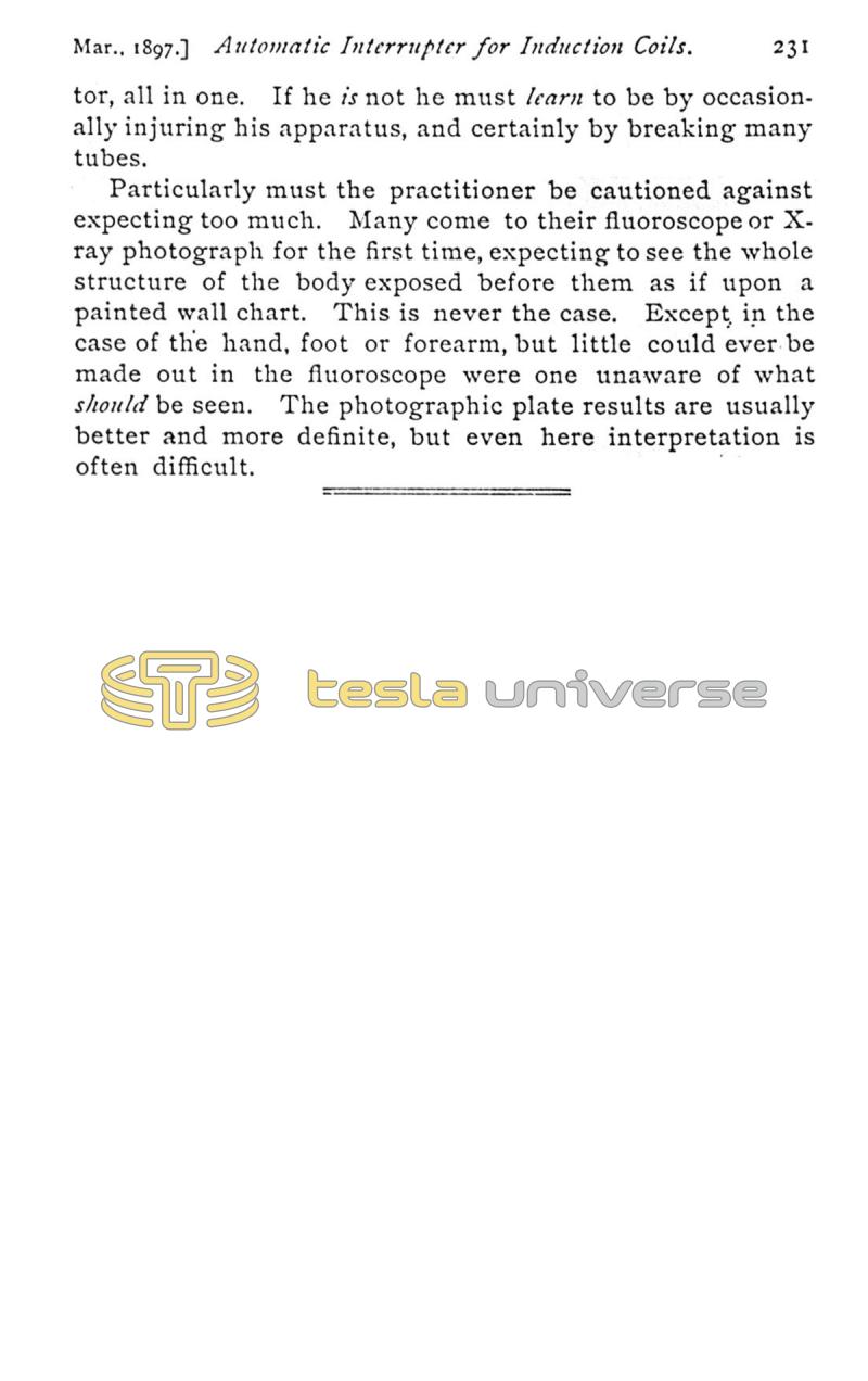 X-Rays, Apparatus and Methods - Page 21